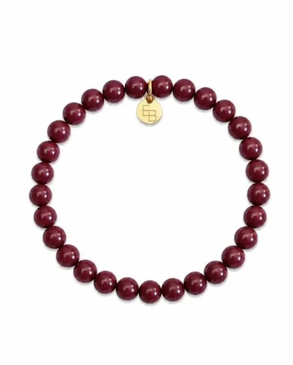 Armbandje_met_gemstone_balletjes__aubergine