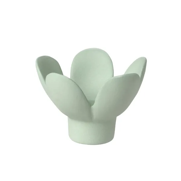 Candle_Holder_Flower_Green