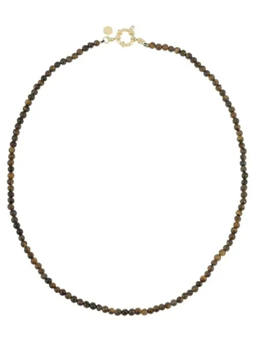Fijne_Gemstone_Ketting_Bruin