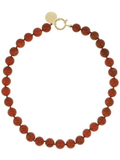 Gemstone_Ketting_Cognac