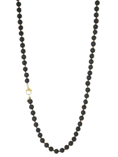 Lange_gemstone_ketting_mat_zwart