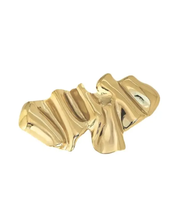 Organische_broche_goud