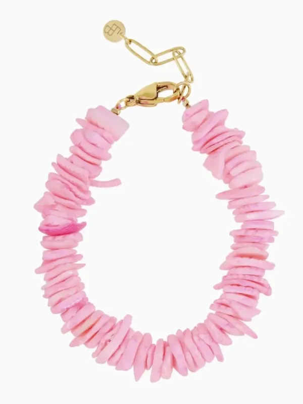 Schelpen_armband_roze