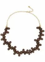 Drops_ketting___donkerbruin