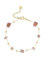 Fijn_armbandje_met_ongelijke_edelsteentjes_roze