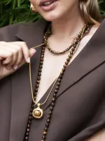 Fijne_Gemstone_Ketting_Bruin_1