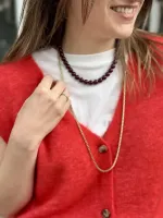 Gemstone_Ketting_Donker_Bordeaux_7