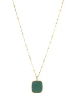 Ketting_met_gemstone_hanger_groen