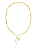 Schelpenketting_geel